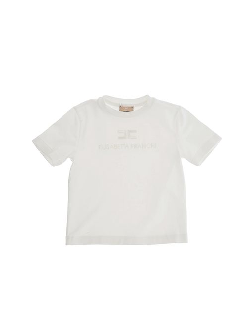 T-shirt, bambina, logata. ELISABETTA FRANCHI | EGTS098 0 JE0060000